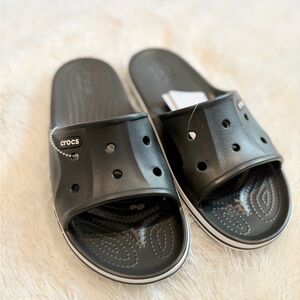 CROCS Black Slide Sandals